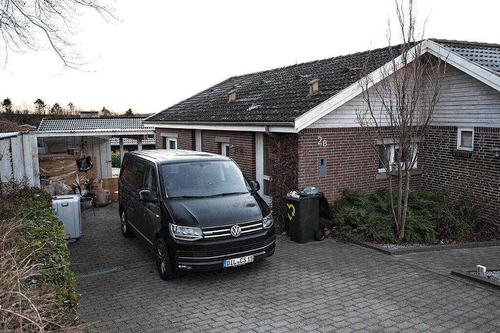 The house where Ms Chung was arrested in Aalborg in Denmark on Jan 2, 2017.