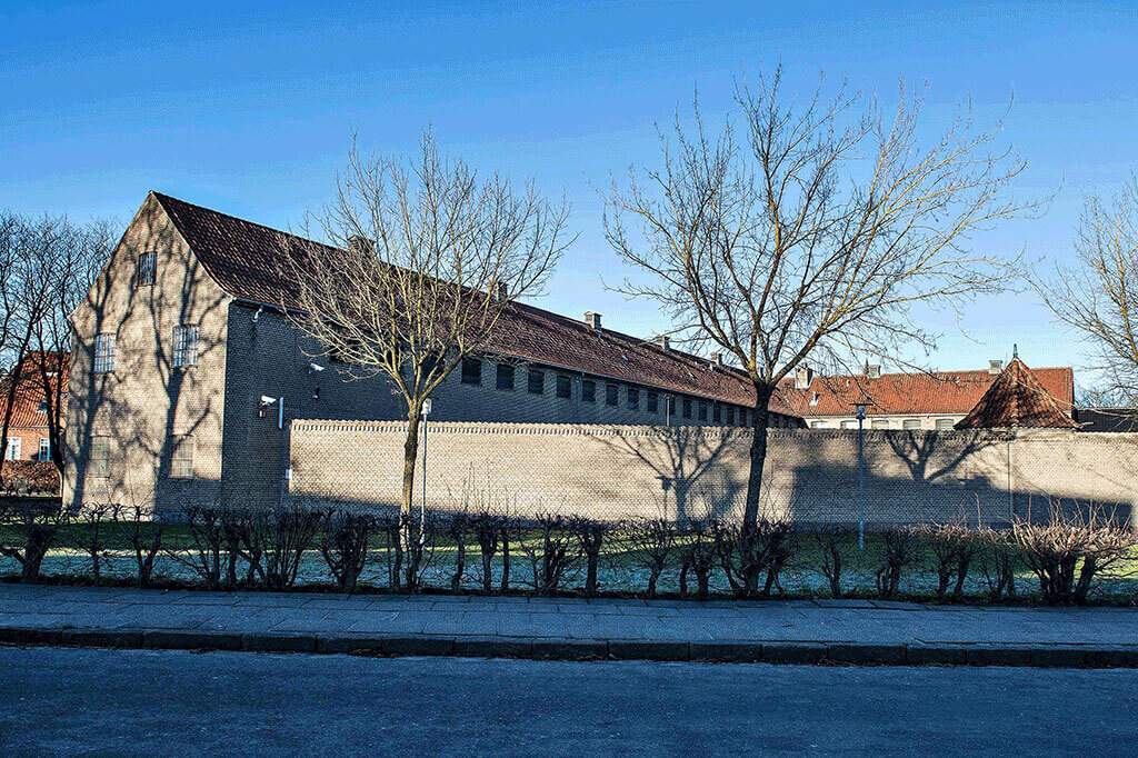 Kong Hans Gade prison in Aalborg, Denmark, where Ms Chung was detained while South Korean authorities prepared their case for her extradition.